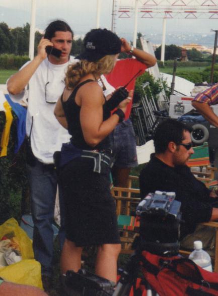 Set Volvo: Paola , Antongiulio e Cristiano.
